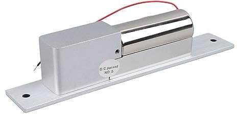 Serratura elettrica a caduta Serratura a catenaccio di sicurezza Serratura per controllo accessi Catenaccio elettronico a 2 linee per dormitorio di hotel con porta stretta