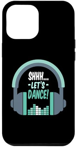 Hülle für iPhone 14 Plus Shhh... Let's Dance Disco Silent Disco Kopfhörer