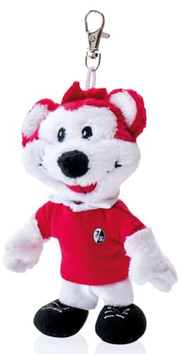 SC Freiburg Schlüsselanhänger - Füchsle - 14 cm Anhänger Plüschfigur