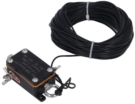 Mini EFHW Antenna, Shortwave Antenna 1:49 Balun 3‑30MHz Compact Standard Interface End Fed Half Antenna