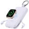 RORRY Batterie externe avec câbles USB-C/iOS intégrés, 10 000 mAh PD 20 W avec 3 sorties, charge rapide compatible avec iPhone 16/15/14, Samsung, Apple Watch et AirPods
