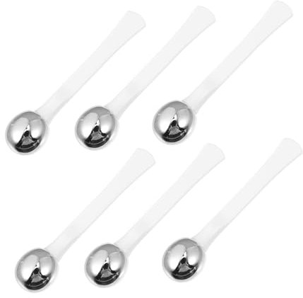 PLAFOPE 6stücke Augenmassage-rods Aus Langlebigem Metall Effiziente Anwendung Von Augencreme Für Müde Augen Reduzierung Von Schwellungen Und Dunklen Ringen Einfach Zu Reinigen Verwenden