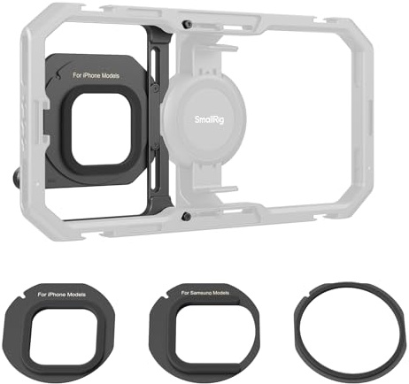 SMALLRIG 67-mm-Magnetfilteradapter für universellen mobilen Videokäfig, Starke magnetische Zwei-Wege-Anziehung, für SMALLRIG-Magnettelefonkäfig 4299B - 4843
