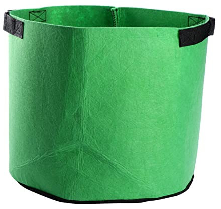 PHENOFICE Nährblumenbeutel 5 Gallonen Vlies-belüftungstöpfe Behälter Mit Riemengriffen Für Pflanzen Anzucht – Grün