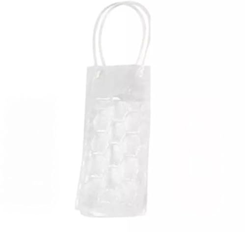 VNSMM Drinks Cooler Outdoor Portable Beer Iced Tote Bag Insulated Red Wine Handbag Wine Cooler(Transparent)