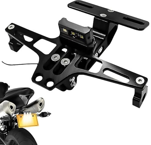 XYghzh Kennzeichenhalter für Motorräder, für Harley Davidson Breakout 114 Kennzeichenhalter für Motorräder, klappbarer Rücklichthalter