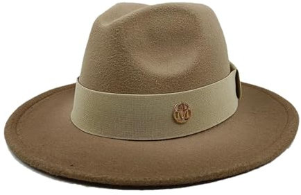 Unisex-Fedora-Hut, zweifarbig, 351, 6 3/4-7 1/8