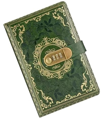 Diary with Lock, A5 with Code Closure for Students, Safe Planner for Teenagers and Family