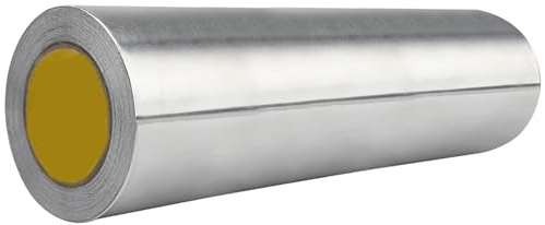 COYOUCO Aluminiumfolie-Klebeband 0,06 mm - 0,15 mm dick, 30 cm breit, 20 Meter lang für Heizungs- und Lüftungskanäle, Wärmedämmung, Reparatur und Abdichtung,0.15mm