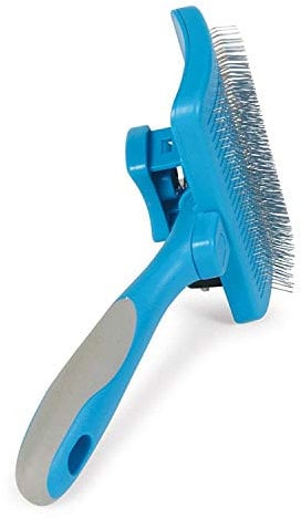 Ancol Ergo Self Cleaning Slicker Brush