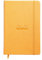 Rhodia 118668C Web Notebook (DIN A5, 14,8 x 21 cm, elfenbein, blanko, 90 g, 96 Blatt) 1 Stück orange