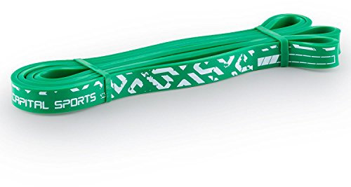 CAPITAL SPORTS Resistor 03 - Bande Elastique de Resistance pour Traction, Pompes, renforcement Musculaire Force 3 (14-22 kg)