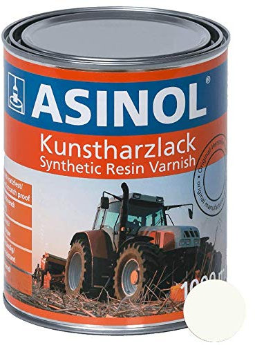 ASINOL Linde weiß hochglänzend 1 Liter, 1.000ml Kunstharzlack