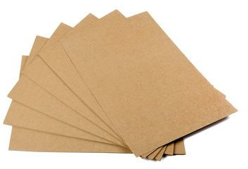 Kraftpapier, 25 Bögen, DIN A4, Naturkarton, Premiumqualität, Naturbraun, 320 g
