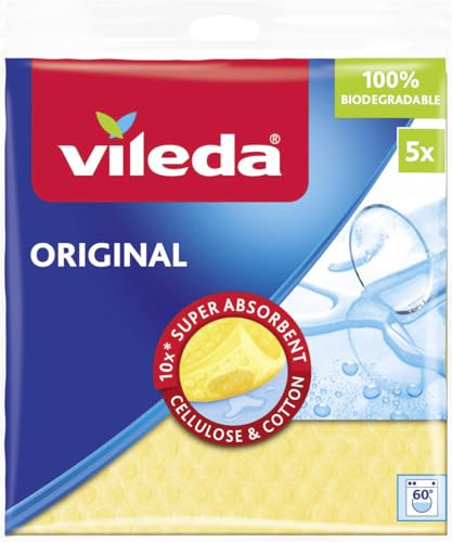 Vileda Schwammtuch aqua - Gr. 1 - B073S8LM6K | Packung (5 Tücher)