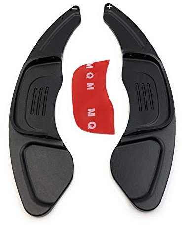 Onwomania Schaltwippen Shift Paddle kompatibel mit Golf 7 GTI R GTD Polo GTI 20 FL Schwarz Eloxiert
