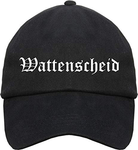 sostex Wattenscheid Cappy - Altdeutsch Bedruckt - Schirmmütze Cap Einheitsgröße Schwarz