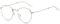 MIGOO Klassische Runde Blaulichtfilter Brille Ohne Stärke Metall Rahmen Retro Brillenfassungen Nerdbrille Unisex (Herren/Damen)