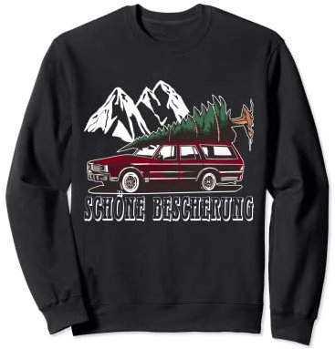 Ugly Christmas,Weihnachten Schöne Bescherung,Tannenbaum Sweatshirt