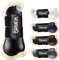 Eskadron 2er Set Gamaschen Flexisoft Faux Fur für vorne, Größe:Pony, Farbe:Darkbrown