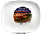 Set da 6pz piatto Burger carne Vassoio Rettangolare vetro opale 23x28cm Arcopal Chiosco