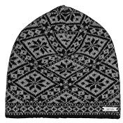 Sätila Grace Hat Unisex - Wollmütze mit Muster (Black)