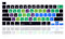 MMDW Final Cut Pro X Shortcuts Hotkey Silikon-Tastaturabdeckung für MacBook Pro 16 Zoll A2141 2019 für MacBook Pro 13,3 Zoll 2020 M1 Chip A2338 A2251 A2289 mit Touch Bar & Touch ID US-Version