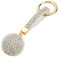 ihreesy Bling Bling Strass Schlüsselband,Glitzer Kristall Schlüsselanhänger Anhänger Dekoration Ball Design Tasche Schlüsselbund Halter für Frauen Mädchen Mann Junge,#AB