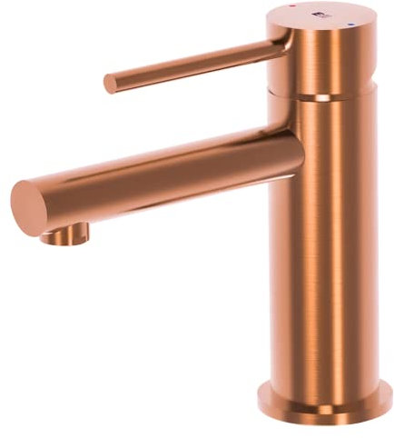 Essebagno Luisa mitigeur lavabo bas cuivre brossé