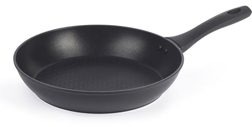 Salter BW08771 Geo Hex Frying Pan, 5 X Tougher* Diamond-Effect Non-Stick, Advanced Hi-Low Technology Reduces Burning, Induction Hob Suitable, Dishwasher Safe, Lightweight, Forged Aluminium, 28 cm