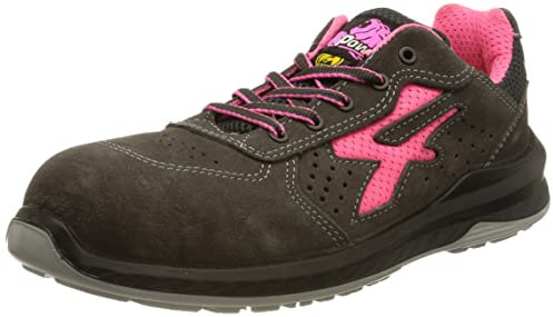U-Power Red Industry® Tokyo, Unisex-Sicherheitsschuhe, leichte, flexible, durchstichsichere Lederturnschuhe, mit Infinergy-Einsatz, mit Aluminium-Zehenkappen - Rosa 42