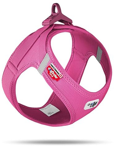 Vest Harness curli Clasp Air-Mesh Fuchsia XL