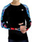 voofly UPF 50+ Sonnenschutz Wandershirt Langarm Atmungsaktiv Travelling Running Top Schwarz XL