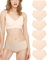 Donpapa Damen Unterwäsche Nahtlos Slips Seamless Unterhosen Ohne Naht Panties Hipster Mikrofaser Bequeme Bikinis Breif 3/6 Pack Beige9 XS