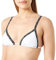 Calvin Klein Top Bikini a Triangolo Donna Imbottito, Bianco (PVH Classic White), S