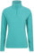 Mountain Warehouse Camber Half Zip Women's Fleece - Lightweight, Warm & Cosy Half Zip Sweatshirt Top - Best for Camping, Outdoors, Travelling & Hiking Teal M