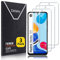 Didisky Lot de 3 Protecteur Verre Trempé pour Xiaomi Redmi Note 11 / Note 11S 4G (6.43''), Film Protection écran, résistance aux Rayures, dureté 9H, Pas de Bulles, Haute définition