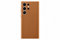 Samsung Leather Smartphone Case EF-VS918 für Galaxy S23 Ultra, Handy-Hülle, Echtleder, Schlankes Design, Camel
