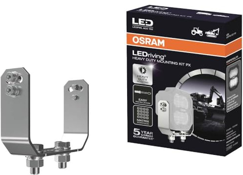 OSRAM LEDriving® Heavy Duty Mounting Kit PX, LEDPWL ACC 102, OFF ROAD, Accessories for LED work lights Professional Series PX