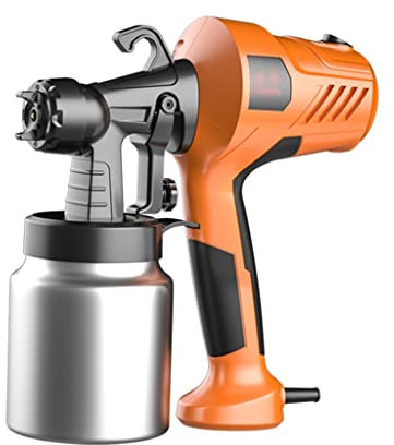 Farbsprühgerät, 850 W, Abnehmbarer 800-ml-Behälter, 380 ml/min, HVLP-Farbspritzpistole zum Streichen von Zäunen, Schuppen, Terrassendielen und Gartenmöbeln