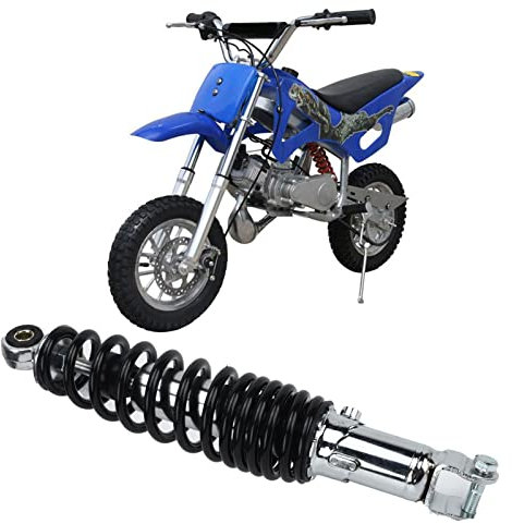 Motorrad Stoßdämpfer, 300mm Hinterradaufhängung Dämpfer Verstellbarer Federstoßdämpfer für GY6 125 50 60 80 150cc Roller Mopeds ATV