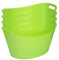 YöL Pack Of 4 Ice Buckets Summer BBQ Garden Party Drink Cooler Champagne Beer Wine Bar Accessories