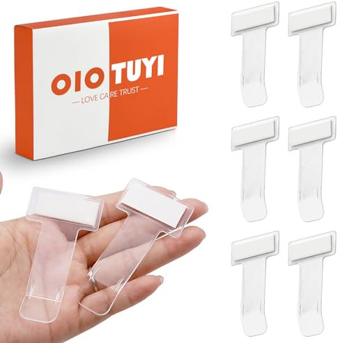 OioTuyi Lot de 6 supports de permis de stationnement transparents pour pare-brise de voiture