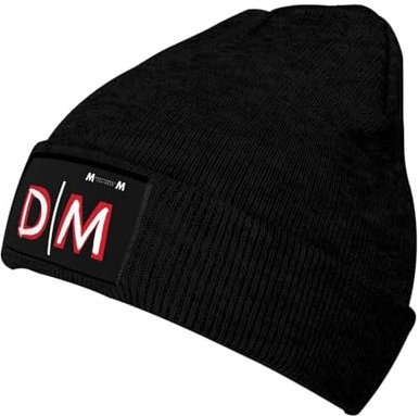 Egenedcemre De&PE&Che Strickmütze mit Musikband für Damen und Herren, Winter, weich, warm, Wolle, gestrickt, Totenkopfmütze, Unisex, Geschenk, Linkin Park-17, One size