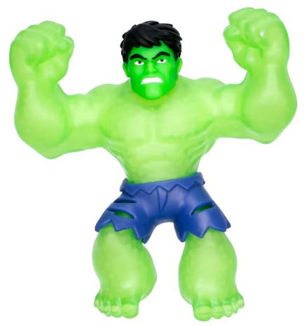 Heroes of Goo Jit Zu Bandai CO42714 Marvel Universum Actionfigur, Hulk, Dein Lieblingsheld, leuchtet im Dunkeln, Knautschen und Dehnen, Mehrfarbig, CO42714