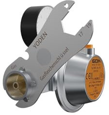 YODEN Gasflaschenschlüssel Edelstahl,Multi Funktion Gasflaschen Schlüssel,mit starkem Magnet und Flaschenöffner,Outdoor Gas Schlüssel, Gasregler Schlüssel