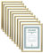 IDEAL TREND 2er 3er 5er 10er Pack Dokument Bilderrahmen 21x29,7 DIN A4 Urkunde Foto Rahmen: Farbe: 10er Pack Gold