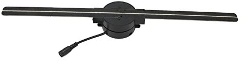lyrlody LED 3D Hologram Fan, 2000x224 Resolution WiFi Projector Holographic Fan with 224 HD LED Beads Custom Video Editing 176 Degree Viewable Angle for Business Store Party (UK Plug)
