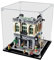 Acryl-Vitrine für Le-go 10251, kompatibel mit Creator Expert Brick Bank, Spielzeug, transparente Displaybox, Geschenk (nur Vitrine, ohne Modell) (schwarze Unterseite)