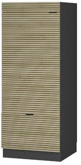 Vicco Horno microondas Fame-Line, Panel de Roble, 60 cm